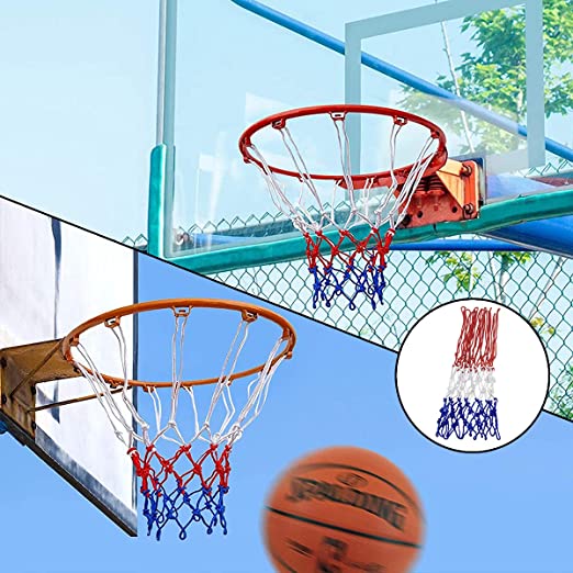 Basketball Net, Professional Nylon Braided Multicolor Basketball Net