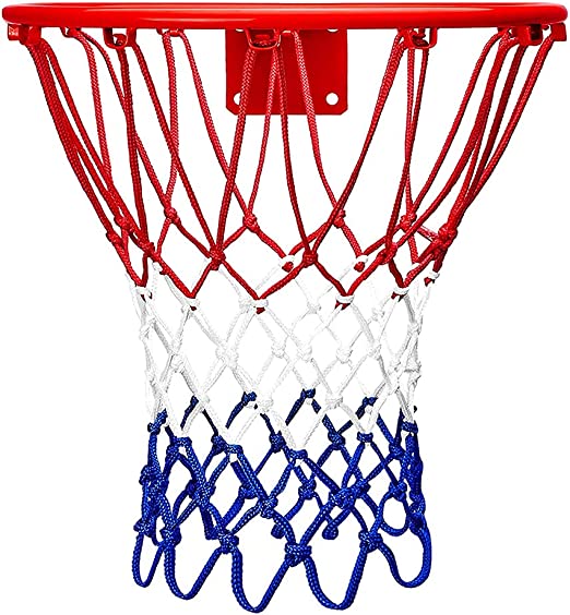 Basketball Net, Professional Nylon Braided Multicolor Basketball Net