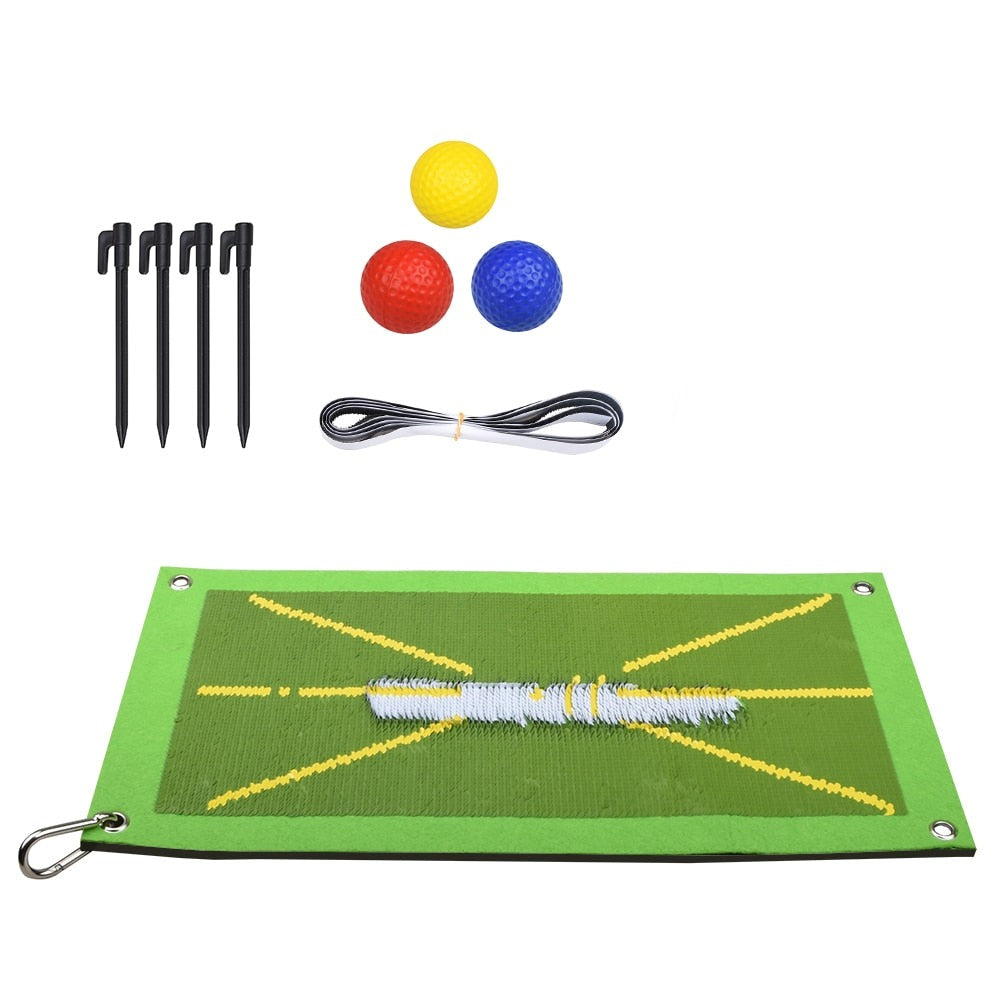 High-Quality Golf Training Mat for Swing Detection Batting Hitting Batting Direction Mark Trace Indoor Home