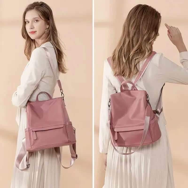 Women Fashion Backpack Oxford Waterproof School Bag Girls