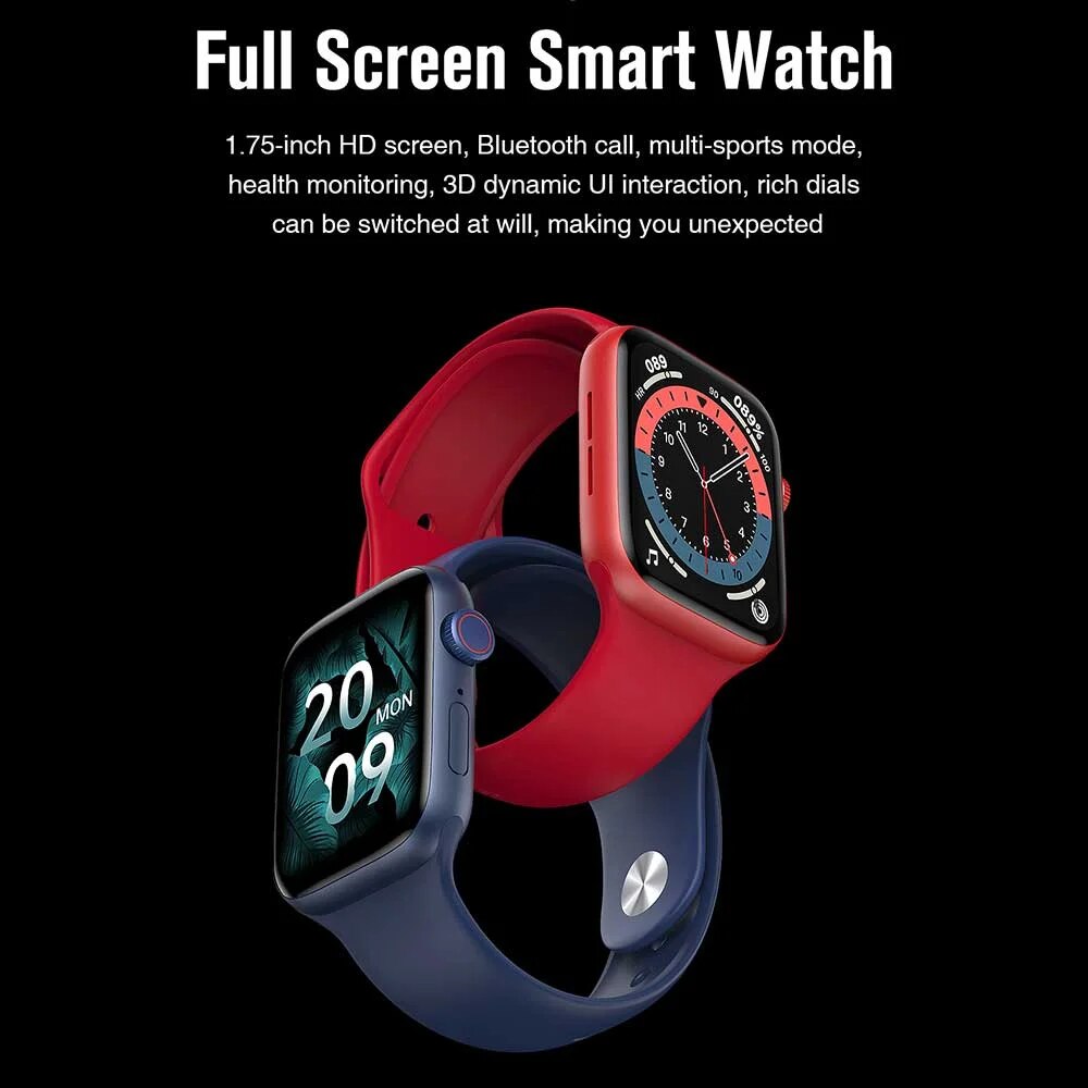 S9 Smartwatch for Men and Women, Heart Rate, Bluetooth, iOS/Android