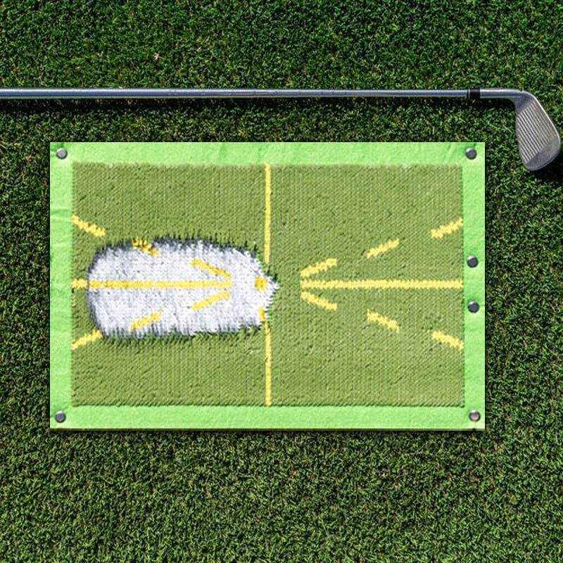 High-Quality Golf Training Mat for Swing Detection Batting Hitting Batting Direction Mark Trace Indoor Home