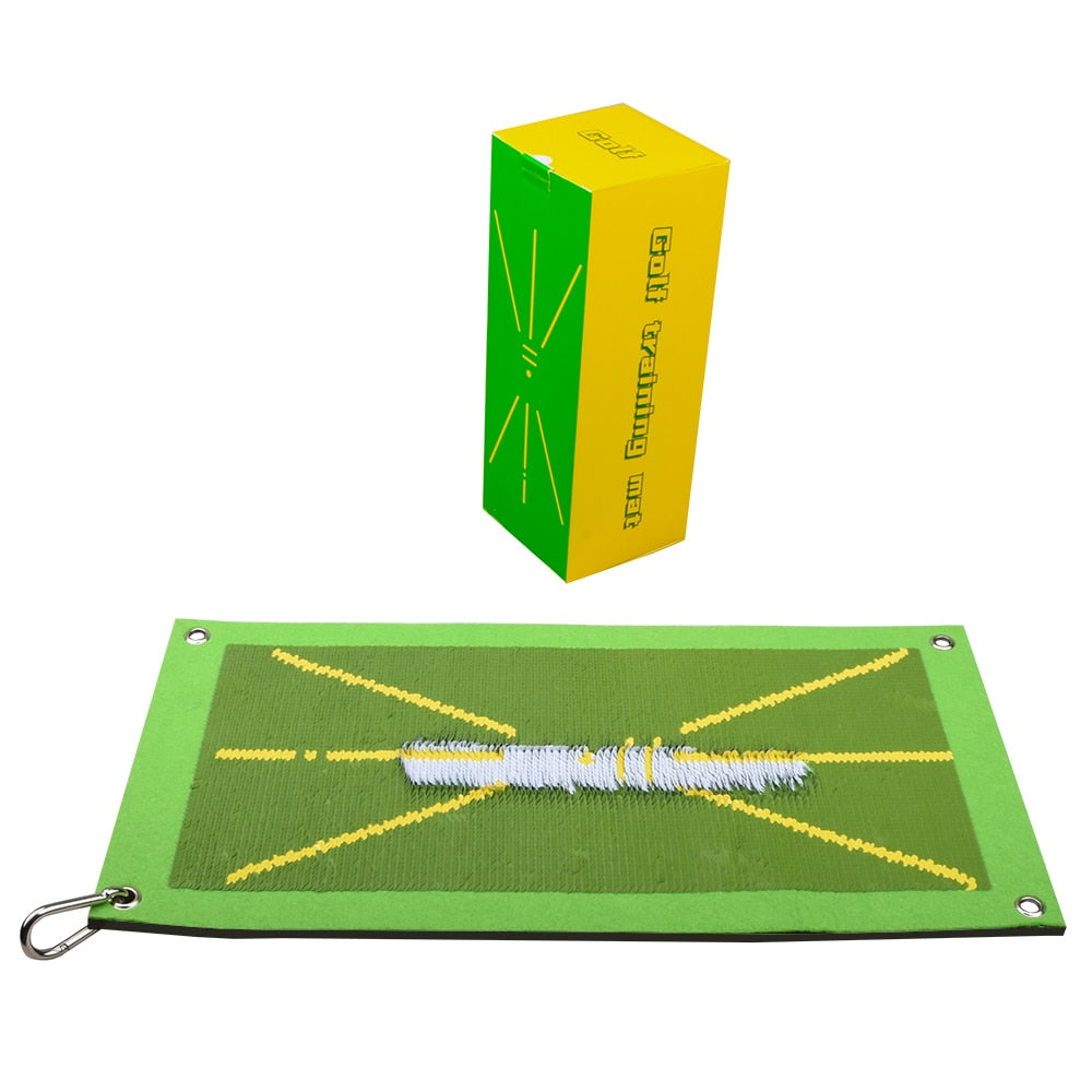 High-Quality Golf Training Mat for Swing Detection Batting Hitting Batting Direction Mark Trace Indoor Home