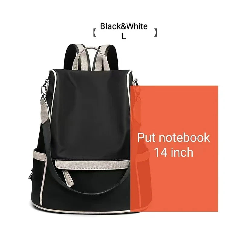 Women Fashion Backpack Oxford Waterproof School Bag Girls