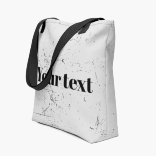 Personalized Tote bag, Grey