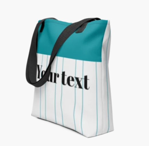 Personalized Tote bag, Blue