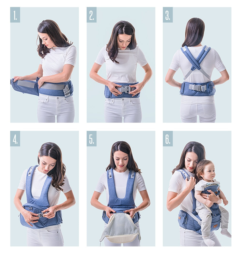 Ergonomic Baby Carrier Baby Kangaroo Child Hip Seat Tool