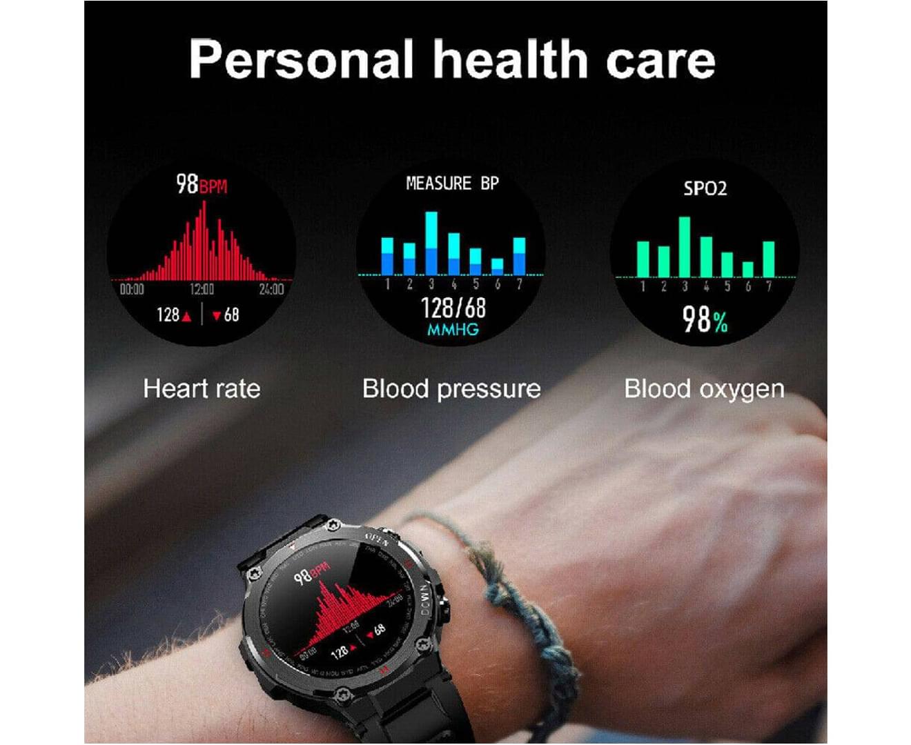 Durable Smart Watch for Men with Bluetooth Call