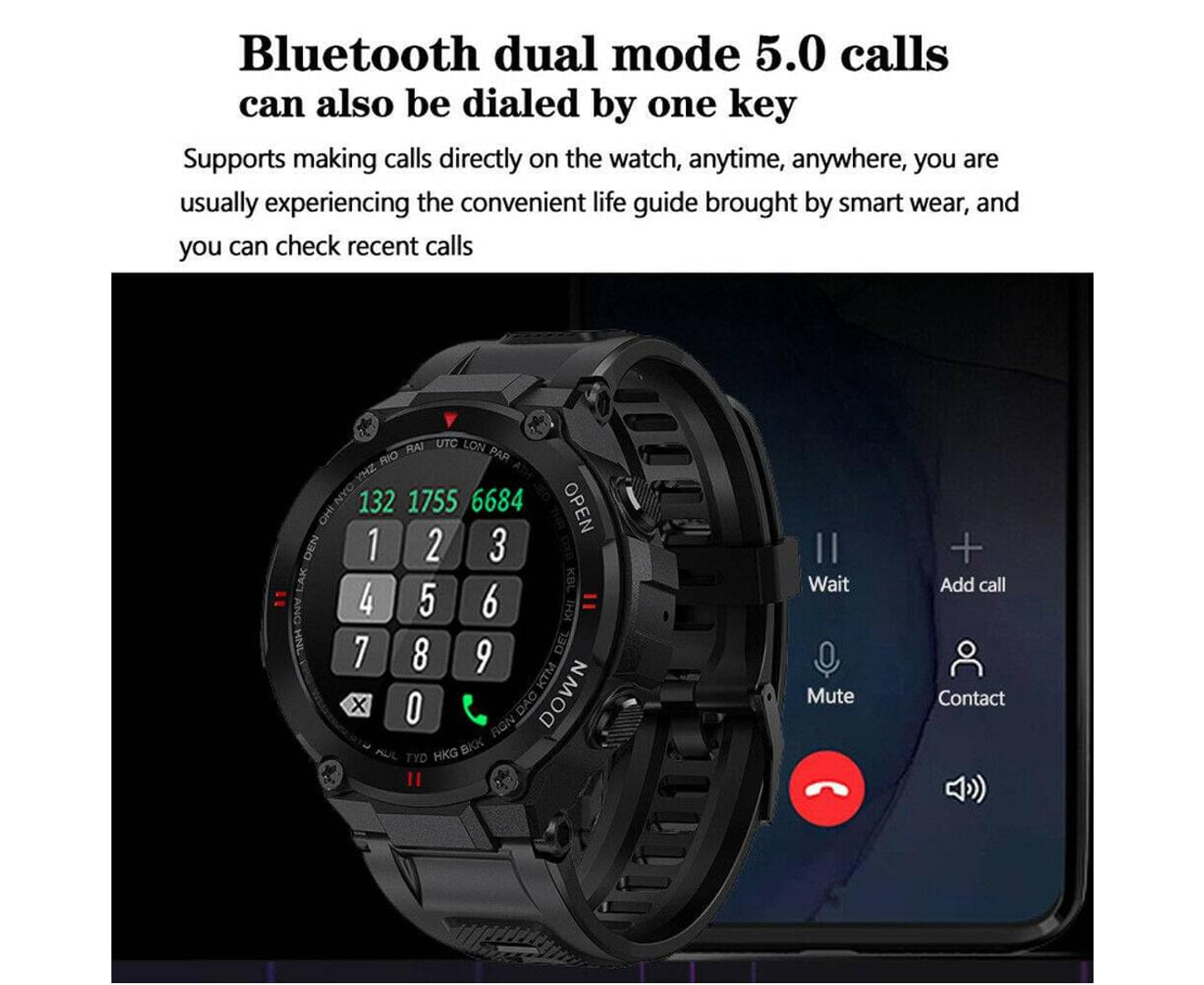 Durable Smart Watch for Men with Bluetooth Call