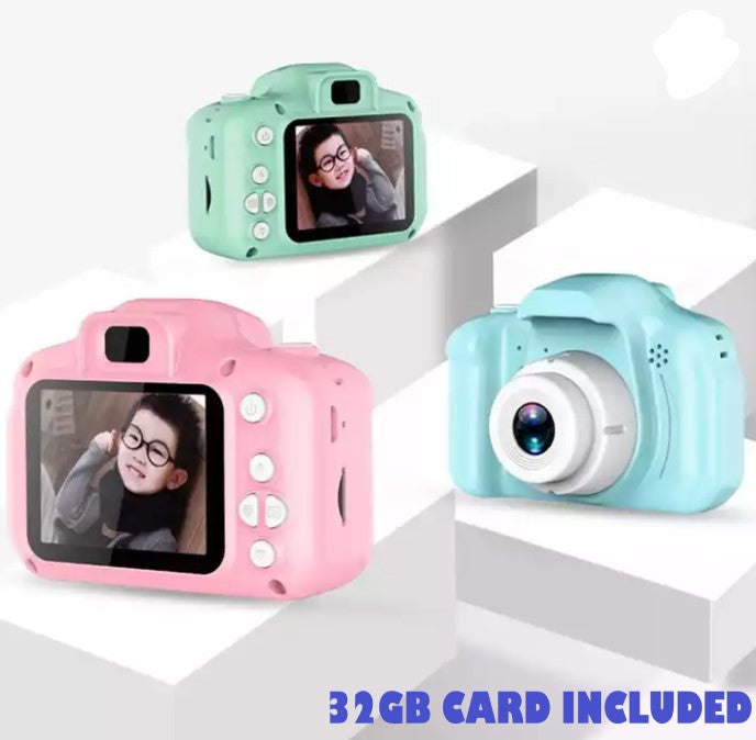 Kids Digital Camera - Best HD Quality - With 32GB Card