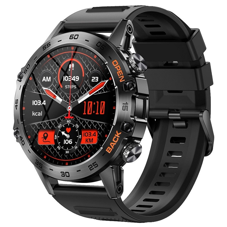 Sports Smart Watch for Men and Women K52 Bluetooth 1.39inch 400mAh Long Standby Heart Rate Blood Oxygen