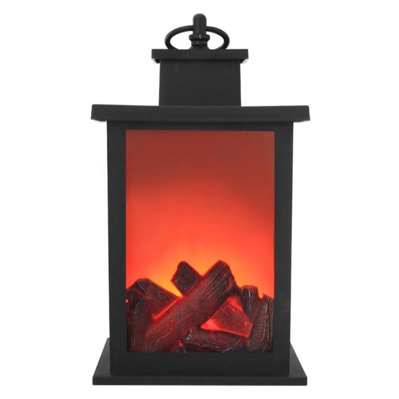 LED Flame Lantern Lamps Simulated Fireplace