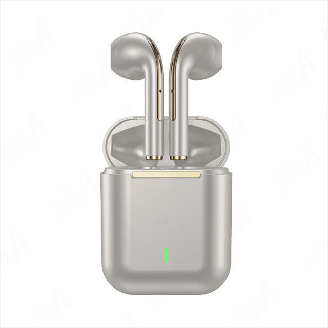 Wireless Headphones, Waterproof Bluetooth, Charging Case, Noise Reduction