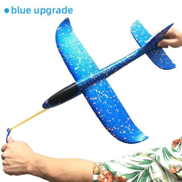 Big Foam Plane Glider Hand Throw Airplane Light Inertial Planes Outdoor Launch Kids Toys